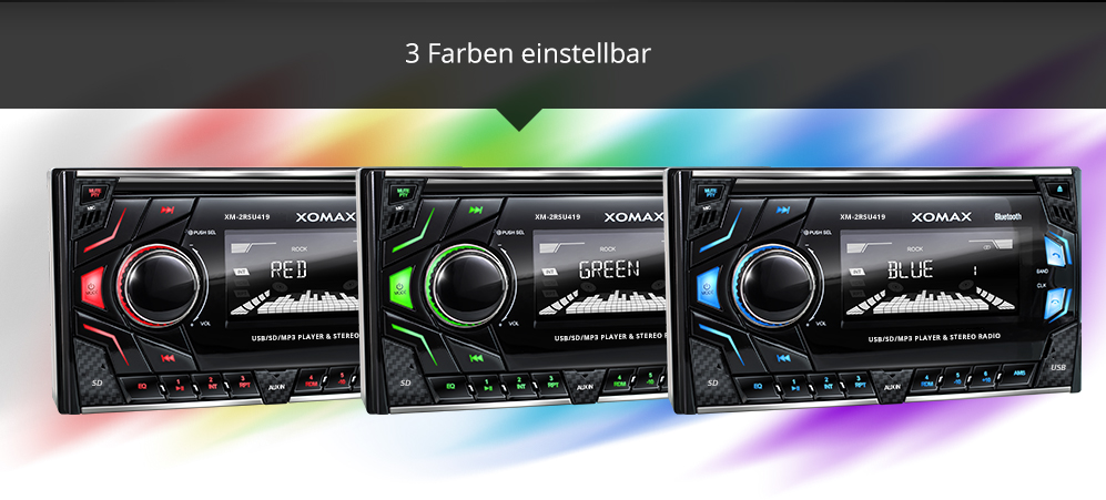 RDS AUTORADIO MIT BLUETOOTH USB SD MP3 WMA ID3TAG AUX